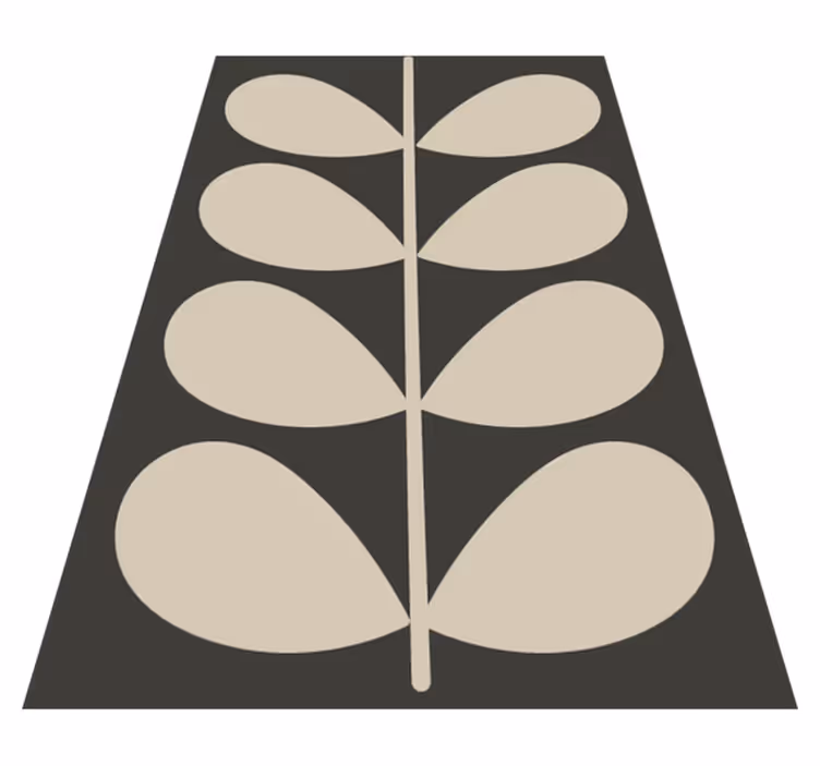 Tmavý orla kiely moderní vinylový koberec - TenStickers