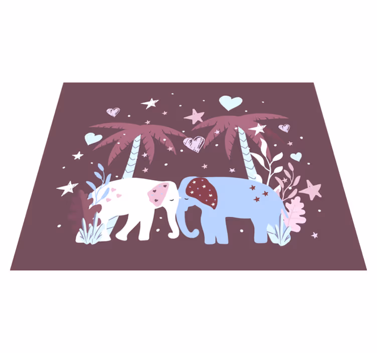 Dětské safari Vinylový koberec pro děti - TenStickers