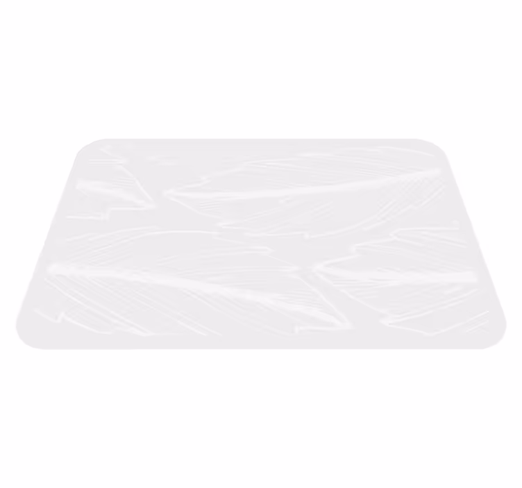 Vzor otisku peří Přírodní vinylový koberec - TenStickers