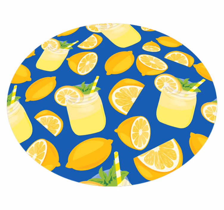 Osvěžení z limonády Kuchyňský vinylový koberec - TenStickers