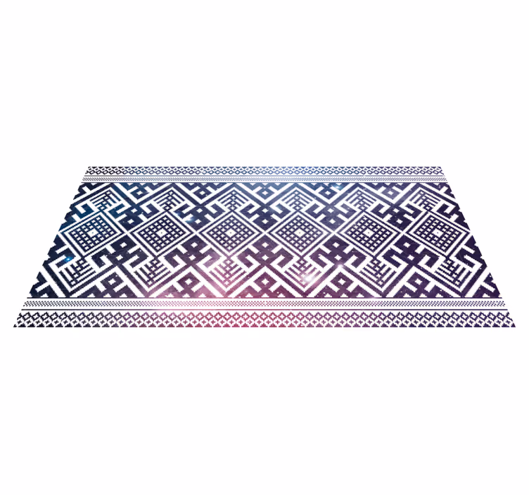 Galaxy pruhy vinylové podlahové koberce - TenStickers