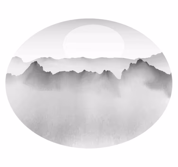 Vinylový koberec ze šedé barvy inkoustu - TenStickers