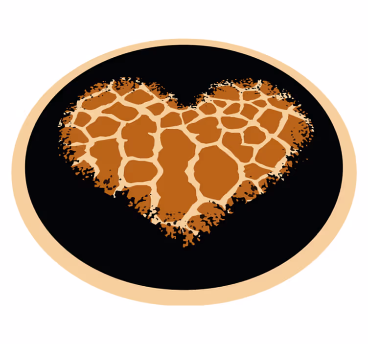 Vinylový koberec se žirafím potiskem se zvířecím potiskem - TenStickers