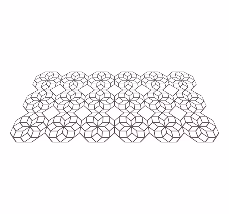 Elegantní osmiúhelníkové dlaždice - TenStickers