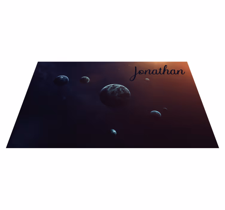 Nebeský design se jménem Vinylový koberec pro teenagery - TenStickers