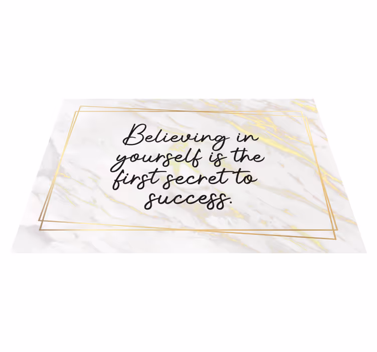 Inspirativní citát Vinylový koberec se jmény - TenStickers