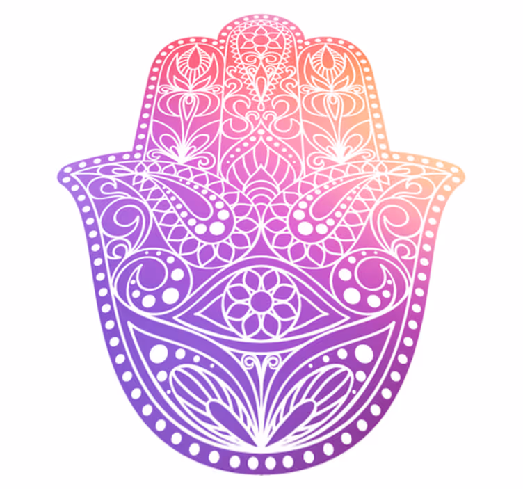 Ruční design mandaly Mandala vinylový koberec - TenStickers