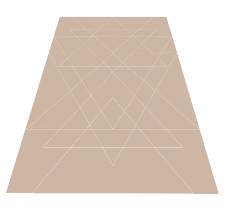Geometrický vzor rohož Moderní vinylový koberec - TenStickers