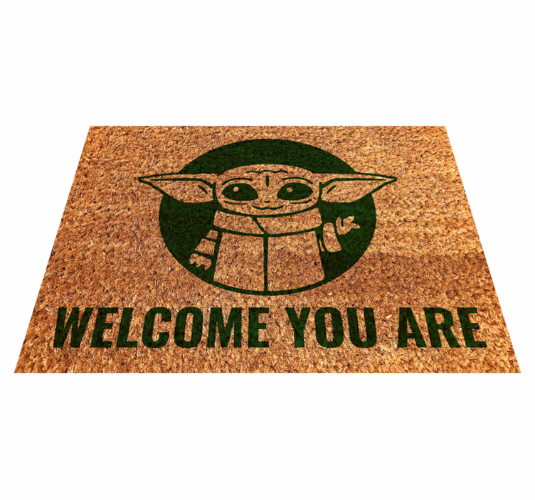 Vítejte vinylový koberec star wars dlaždice vstupní haly - TenStickers