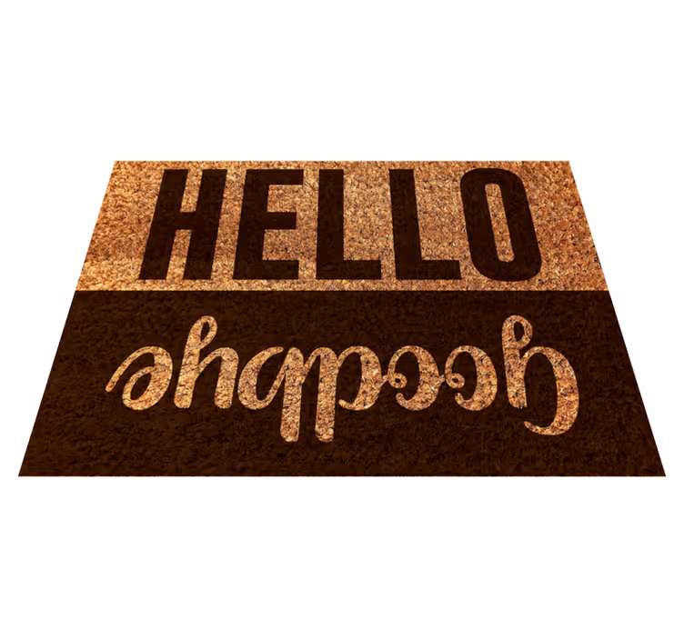 Ahoj sbohem texturou Vinylový koberec ve vstupní hale - TenStickers