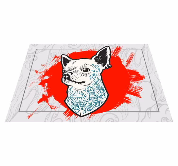 Vinylový koberec se zvířecím punkem - TenStickers