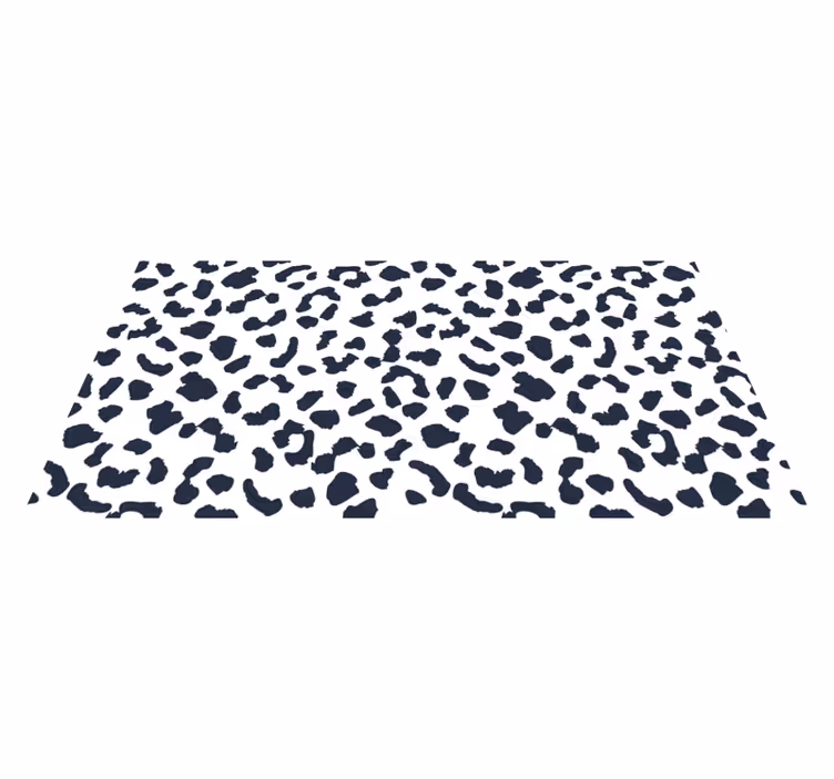 Vinylový koberec z bílé leopardí kůže - TenStickers