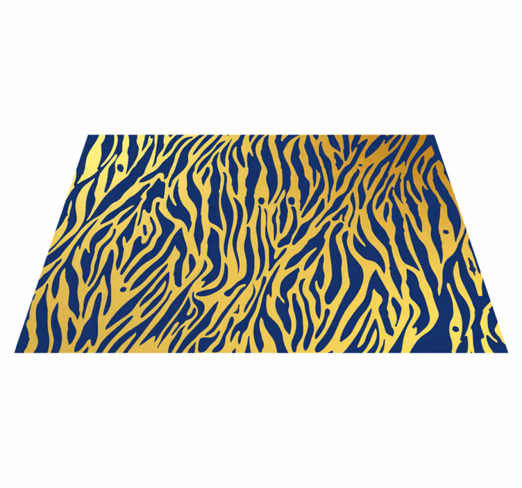 Koncept zebra pruh Vinylový koberec se zvířecím potiskem - TenStickers