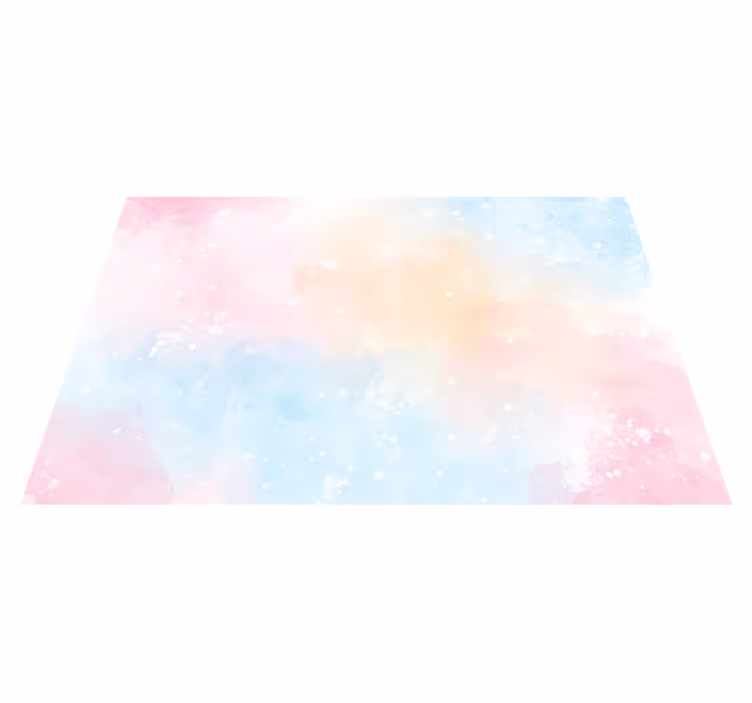 Abstraktní aquarelle teen vinylový koberec - TenStickers