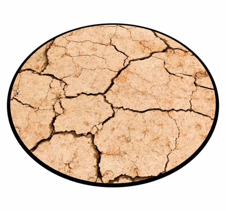 Vinylový koberec z popraskaného kamene do ložnice - TenStickers