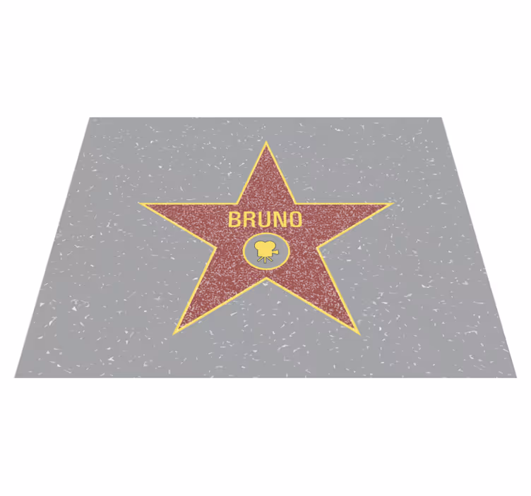 Rozpoznávání hvězd Vinylový koberec se jmény - TenStickers