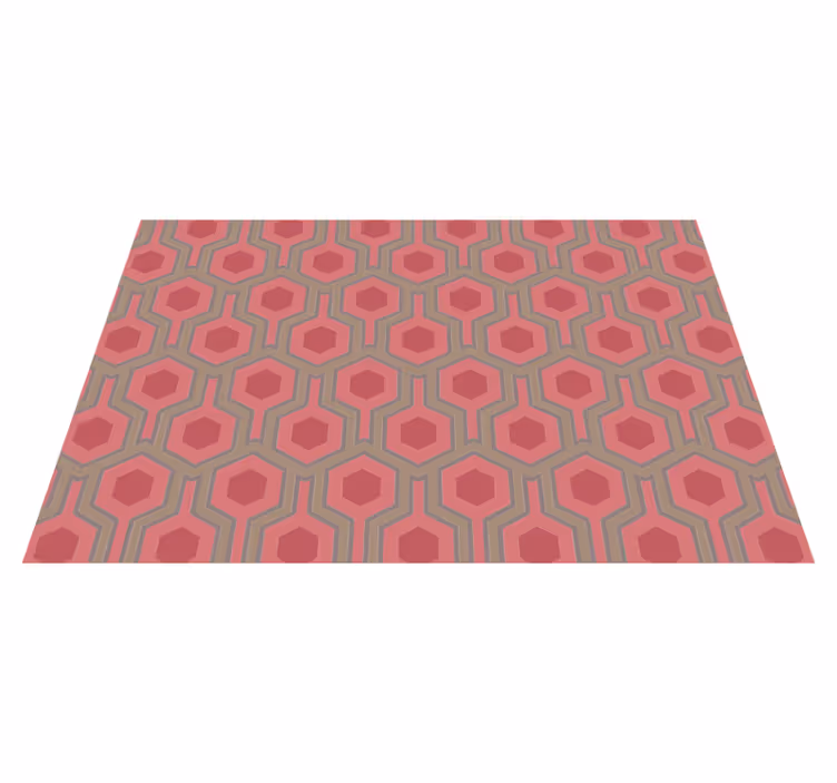 Konfigurace voštiny Geometrický vinylový koberec - TenStickers