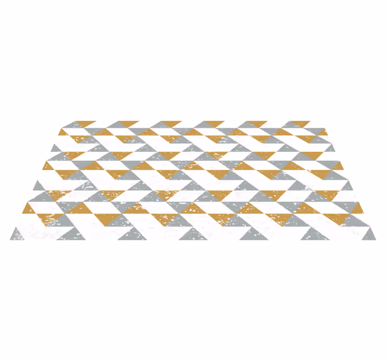 Kuchyně geometrické grunge kuchyňské podlahové dlaždice - TenStickers