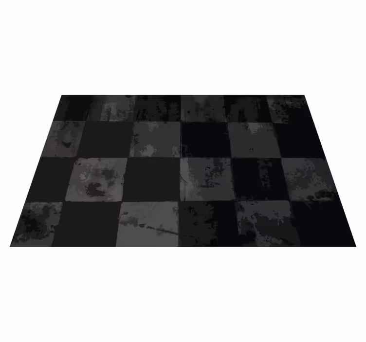 Nordic style basket squares nordic vinyl koberec - TenStickers
