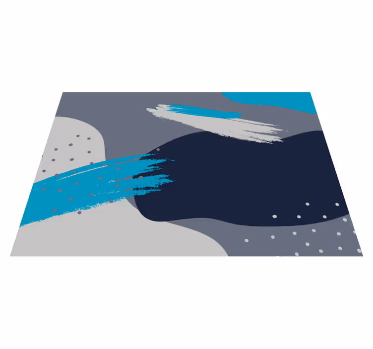 Abstraktní úvodní vzor Moderní vinylový koberec - TenStickers