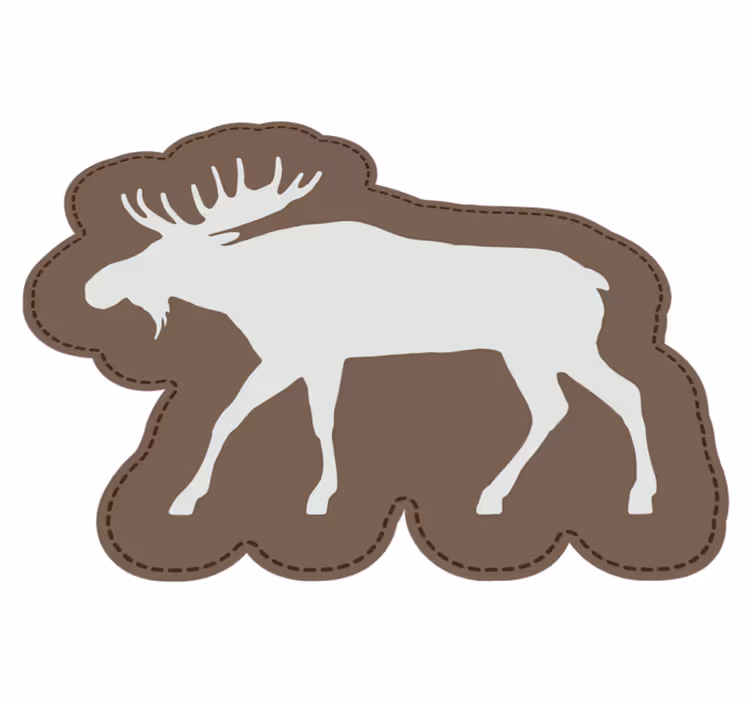 Chůze silueta los etnický koberec - TenStickers
