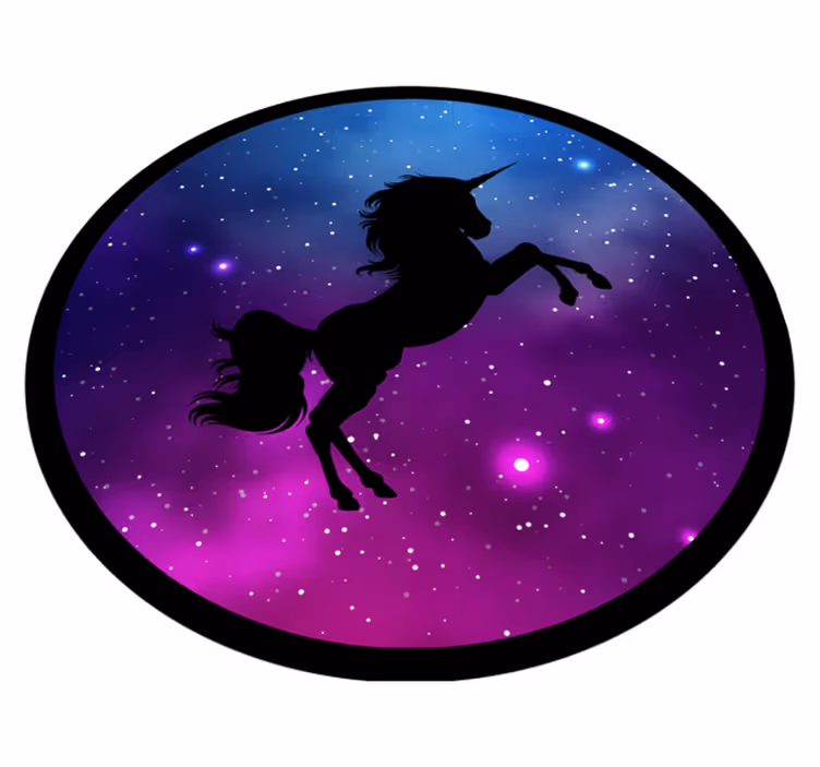 Dětský vinylový koberec unicorn - TenStickers