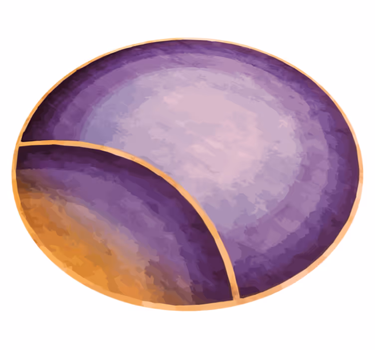 Gradientní koule Purpurový vinylový koberec - TenStickers