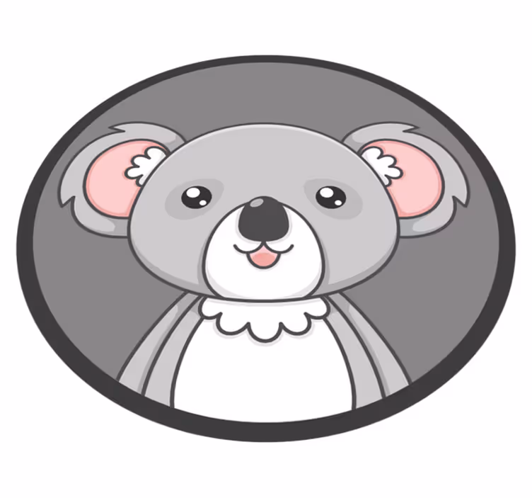Roztomilá koala ilustrace Vinylový koberec pro děti - TenStickers