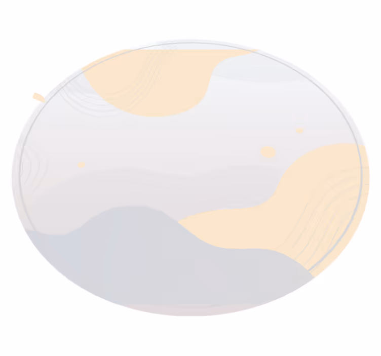 Motivy jemných vln Minimalistický vinylový koberec - TenStickers