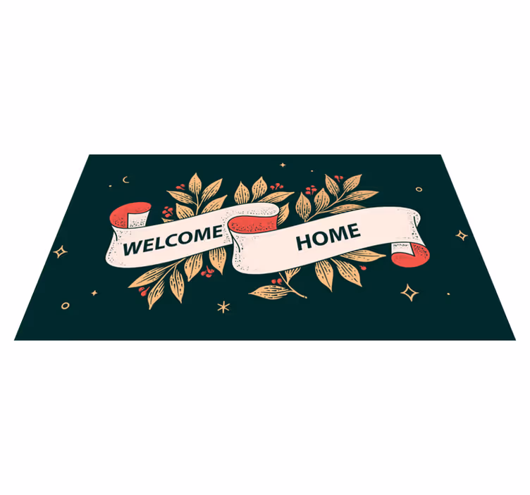 Vítejte doma retro design dlaždice vstupní haly - TenStickers