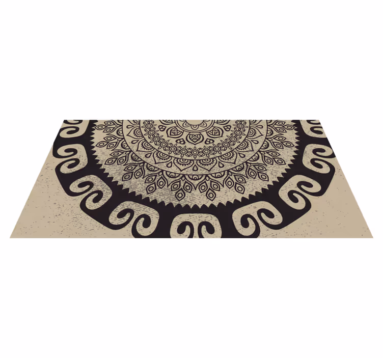 Sofistikovaný motiv Mandala vinylový koberec - TenStickers