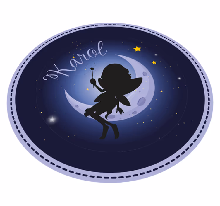 Víla měsíční svit se jménem Ostatní Vinylový koberec - TenStickers