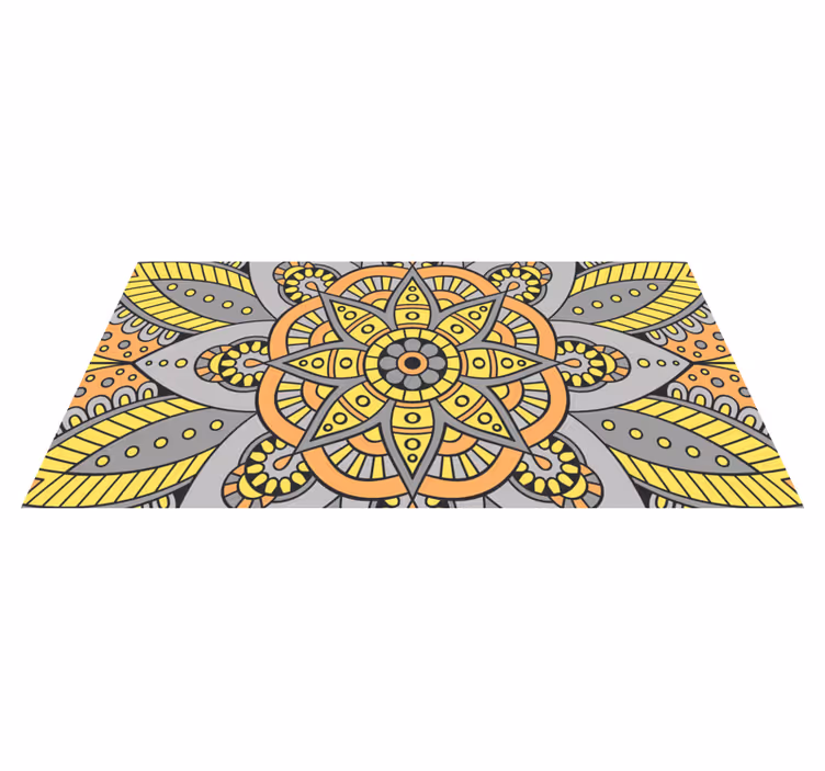 Mandala vinylový koberec s elegantním vzorem - TenStickers