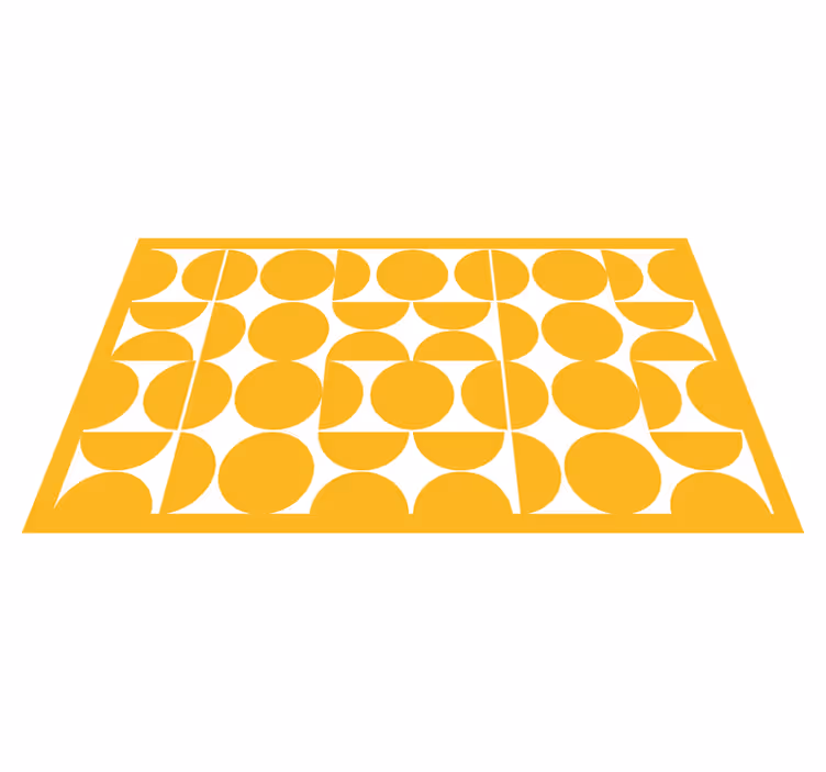Půlkruhy geometrické umění geometrické koberce - TenStickers