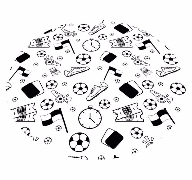 Zábava se sportovní tematikou Vinylová hrací podložka - TenStickers