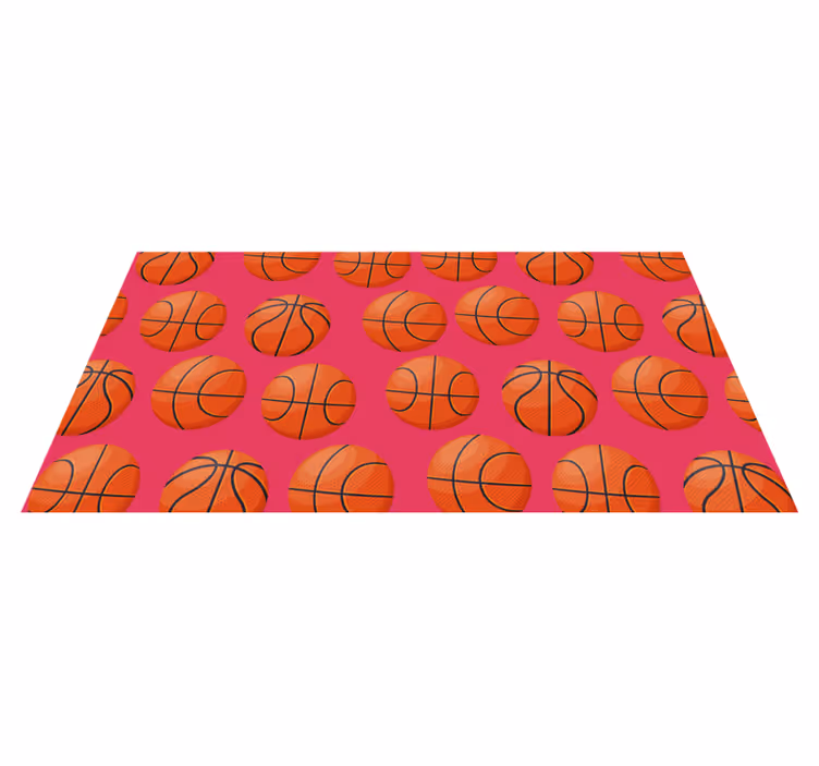 Basketbalový motiv Ostatní Vinylový koberec - TenStickers