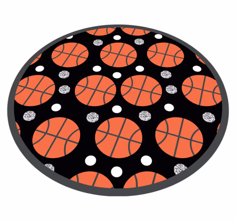 Basketbalové míče Vinylová hrací podložka - TenStickers