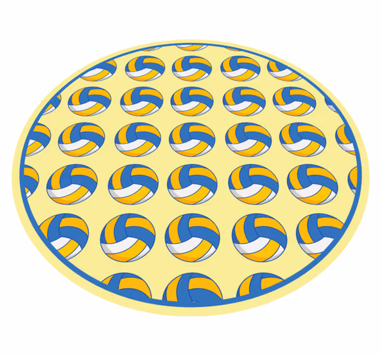 Motiv volejbalu Vinylová hrací podložka - TenStickers