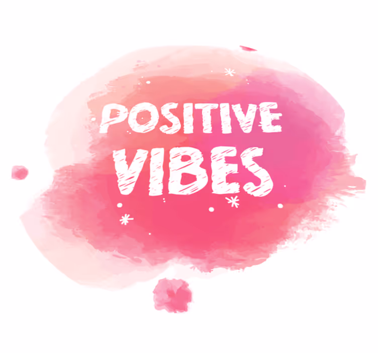 Povznášející energie Vinylový koberec s frázemi - TenStickers