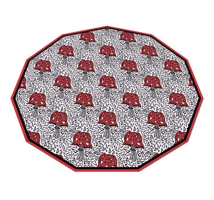 Umělecký motiv hub Přírodní vinylový koberec - TenStickers