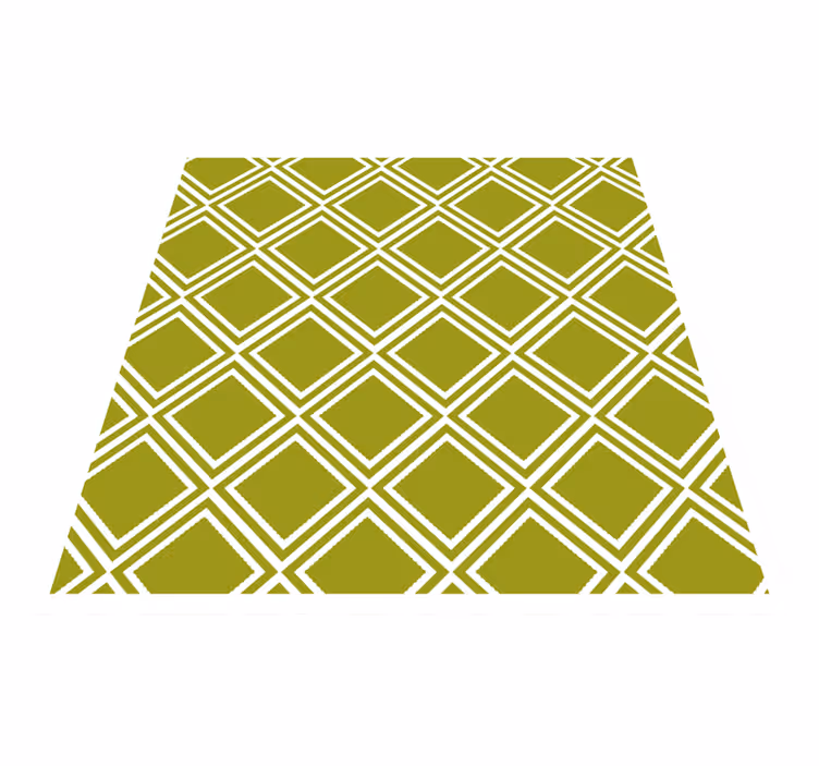 Motiv diamantového vzoru Geometrický vinylový koberec - TenStickers
