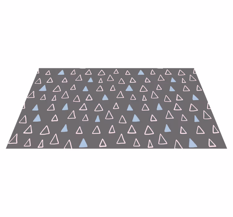 Trojúhelníkový prvek Geometrický vinylový koberec - TenStickers