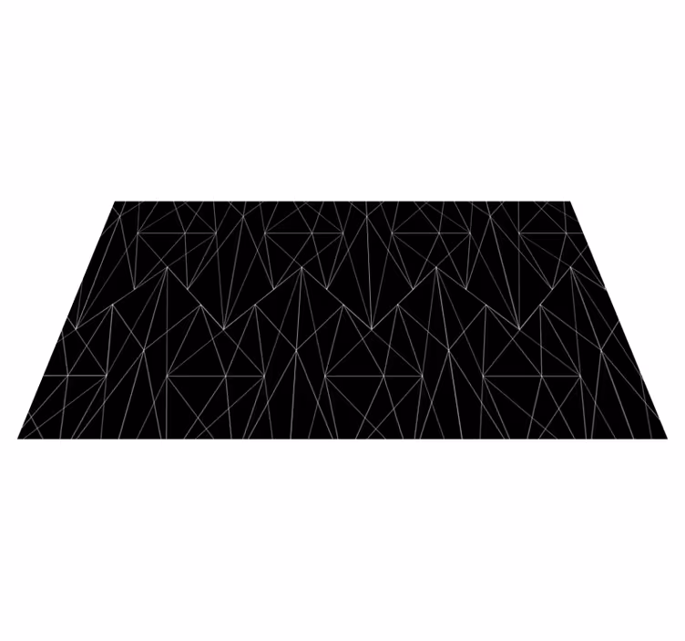 Stylový styl Geometrický vinylový koberec - TenStickers