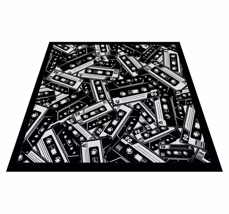 Motiv kazety Vinylový koberec pro teenagery - TenStickers