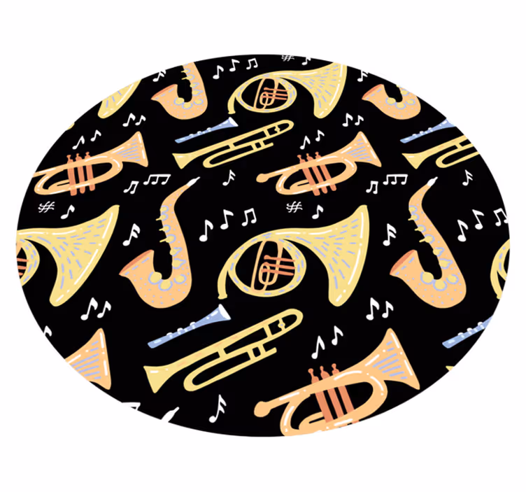 Nápad na hudební nástroj Ostatní Vinylový koberec - TenStickers