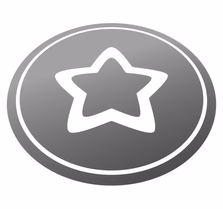 Vinylový koberec s hvězdami v elegantním šedém motivu - TenStickers