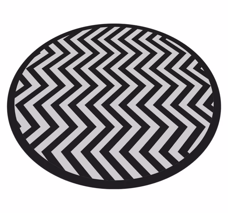 Dynamický šípový vzor Geometrický vinylový koberec - TenStickers