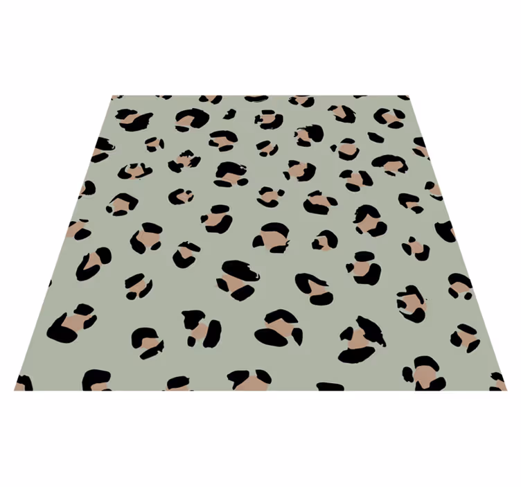 Vinylový koberec se zvířecím potiskem leopardí skvrny - TenStickers