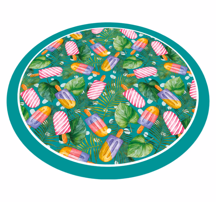 Letní zmrzlina Ostatní Vinylový koberec - TenStickers