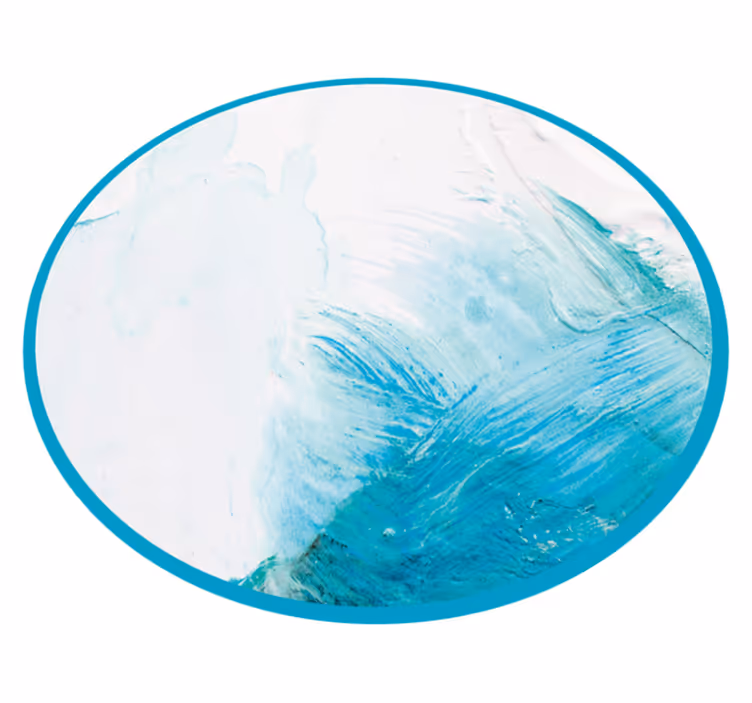 Odstíny oceánské vody Přírodní vinylový koberec - TenStickers